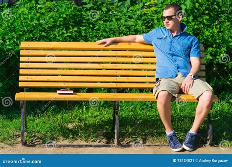 man sitting on the bench